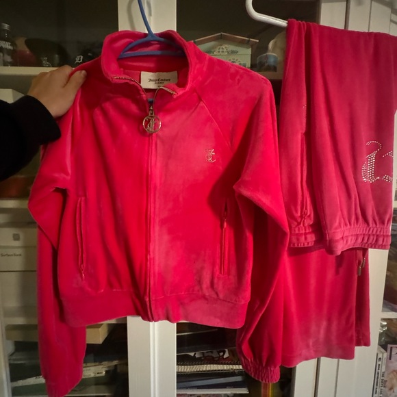 Hot pink juicy track suit set XS - Picture 3 of 8